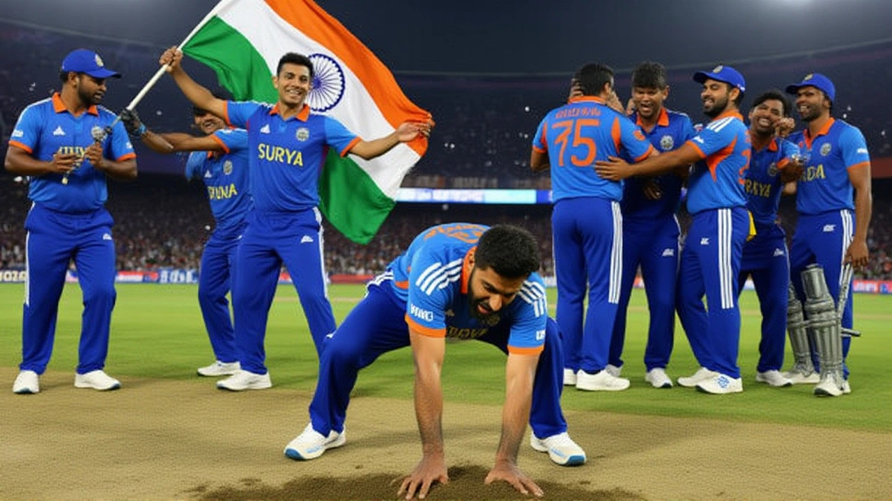 India Wins Record Third T20 World Cup; Suryakumar Yadav's Emotional Pitch Tribute Goes Viral